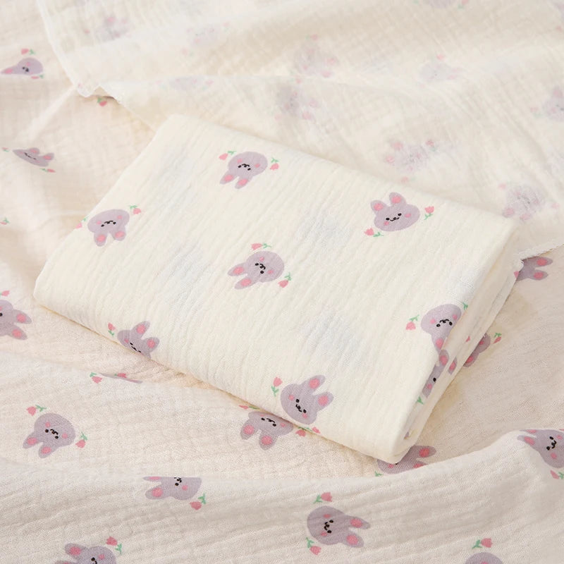 1 Piece of Newborn Double-Layer Pure Cotton Baby Swaddle Blanket, Soft and Comfortable, Thin and Breathable, Not Stuffy, Baby Swaddle Blanket, Multifunctional Baby Quilt, Baby Swaddle Wrap