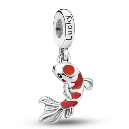 925 Sterling Silver Kapibala Owl Panda Elephant Butterfly Charms Beads Fit Original Bracelet Bangle High Quality DIY Jewelry