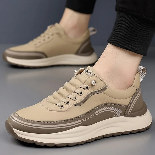 Mens Artificial Leather Casual Shoes Slip On Comfortable Breathable Lightweight Non Slip Waterproof Loafers for Wholesale