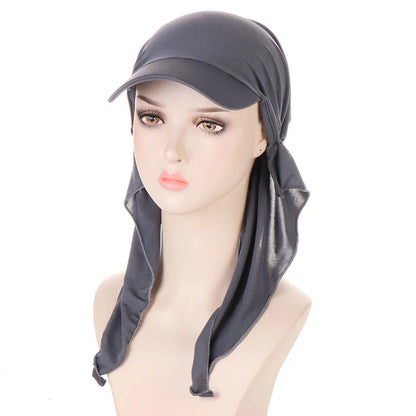 Soft Modal Inner Hijab Caps Muslim Stretch Turban Cap Islamic Underscarf Bonnet Hat Female Headband Turbante baseball cap