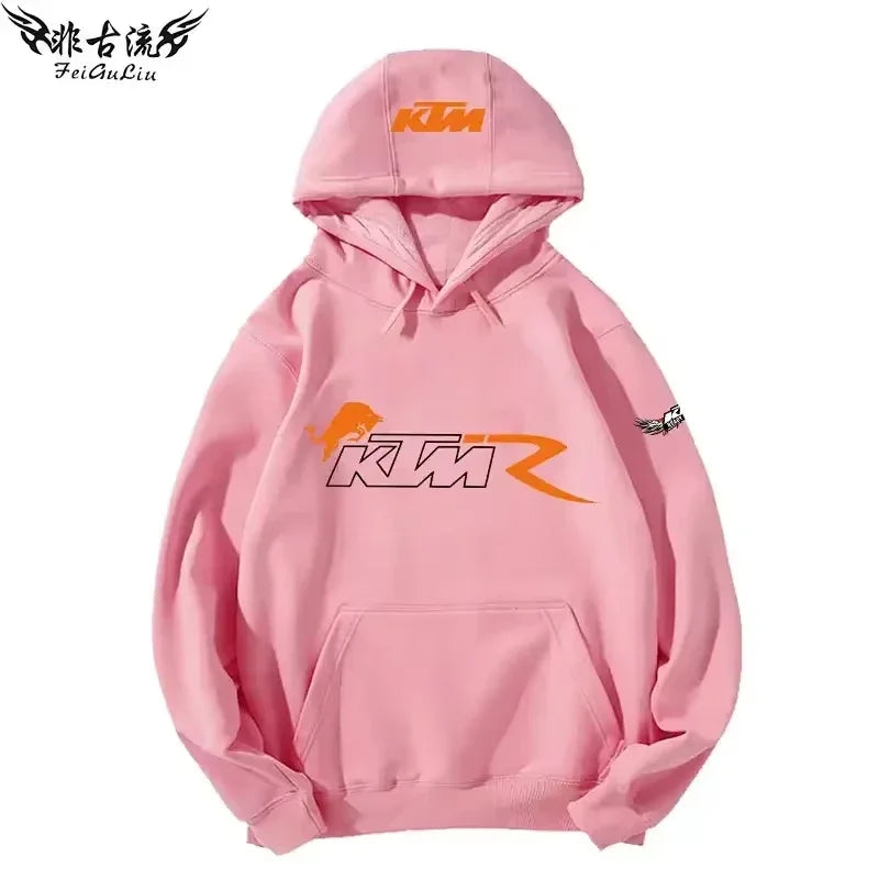 KTM Tout-terrain Pour Motos Lourdes Veste Pour Passionnés De Moto Sweat À Capuche Pour Hommes