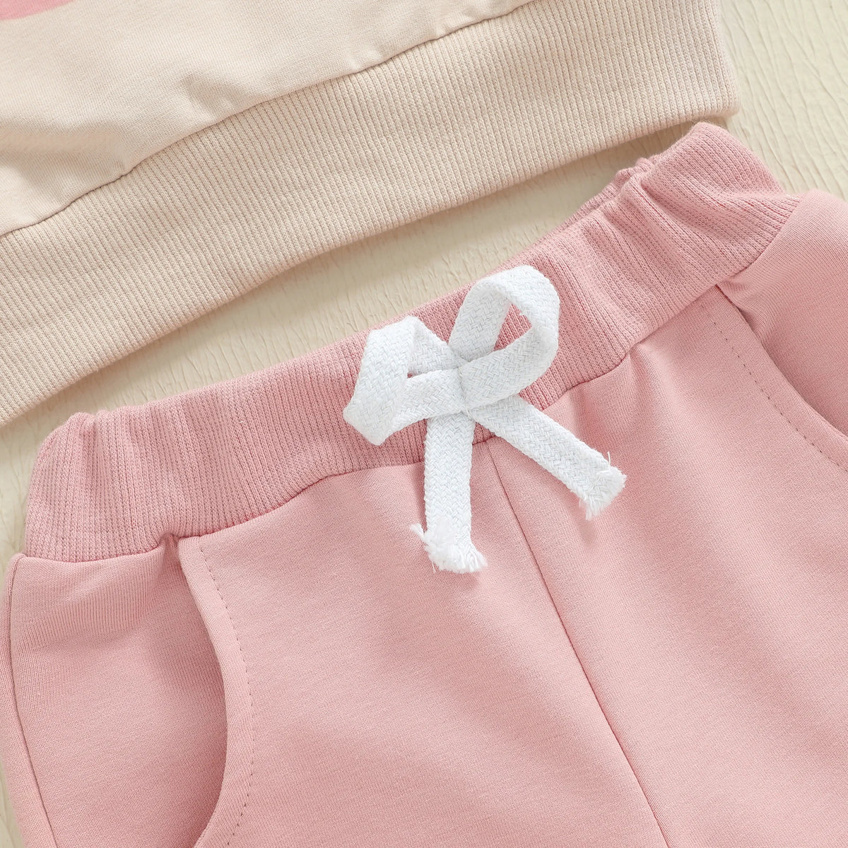 Citgeett Spring Toddler Girl Fall Outfits Bow Print Long Sleeve Ruffled Pullover Elastic Waist Pants Clothes Set