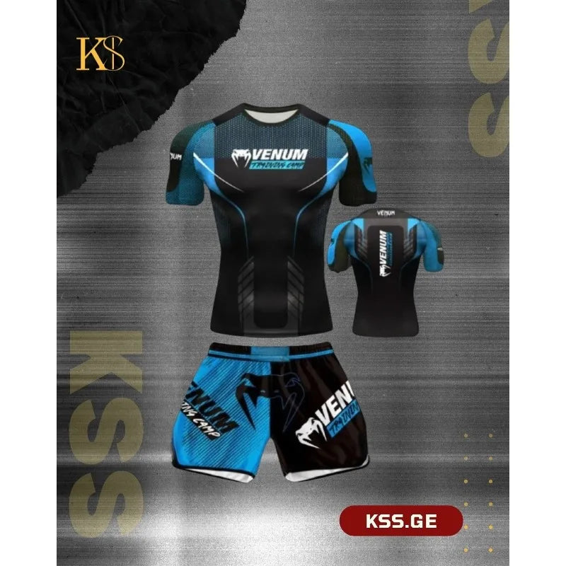 Best-selling Men's and Women's Outdoor Sports Casual Short-sleeved Short-pants Sets; Martial Arts and Boxing Clothing kids
