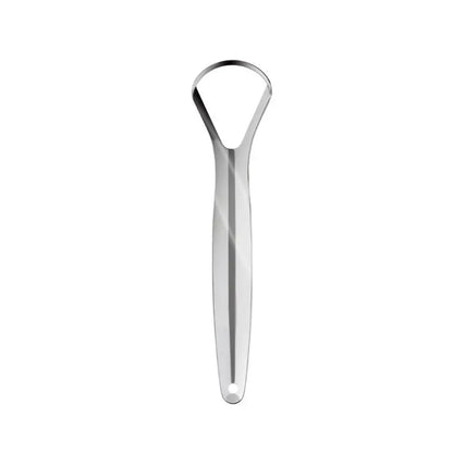 1PCS Portable Single Layer Tongue Scraper Tongue Scraper Fresh Breath Maker Reusable Stainless Steel Oral Mouth Brush 2026 New