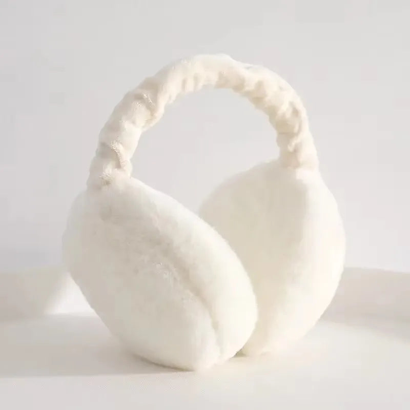 1/4/5pcs Soft Plush Ear Warmer Winter Warm for Women Men Fashion Solid Color Earflap Outdoor Cold Protection EarMuffs Ear Cover