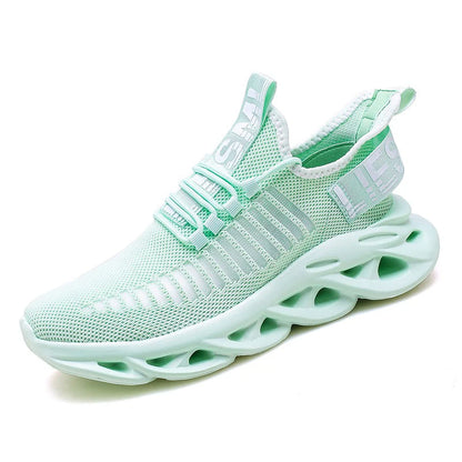 MAEDEF Men Shoes Comfortable Casual Sneakers Breathable Platform Running Shoes Man Mesh Tenis Sport Shoes Waling Tenis Masculino