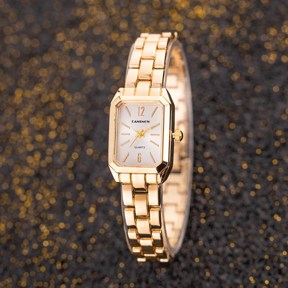 Simple Style Watch Women Top Brand Luxury Hollow Analog Quartz Wristwatches Fashion Elegant Ladies Watch Clock Gift Reloj Mujer
