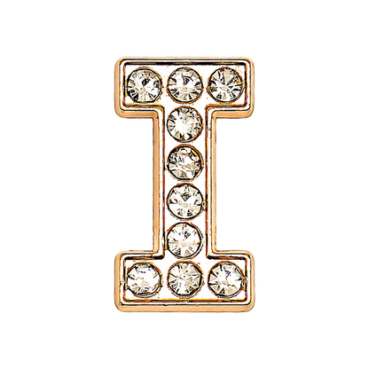 1pcs Metal Gold Luxury Letters Shoe Charms for Clog Alphabet Shoes Decorations Pins for Women Girl Sandal DIY Party Favor Gifts