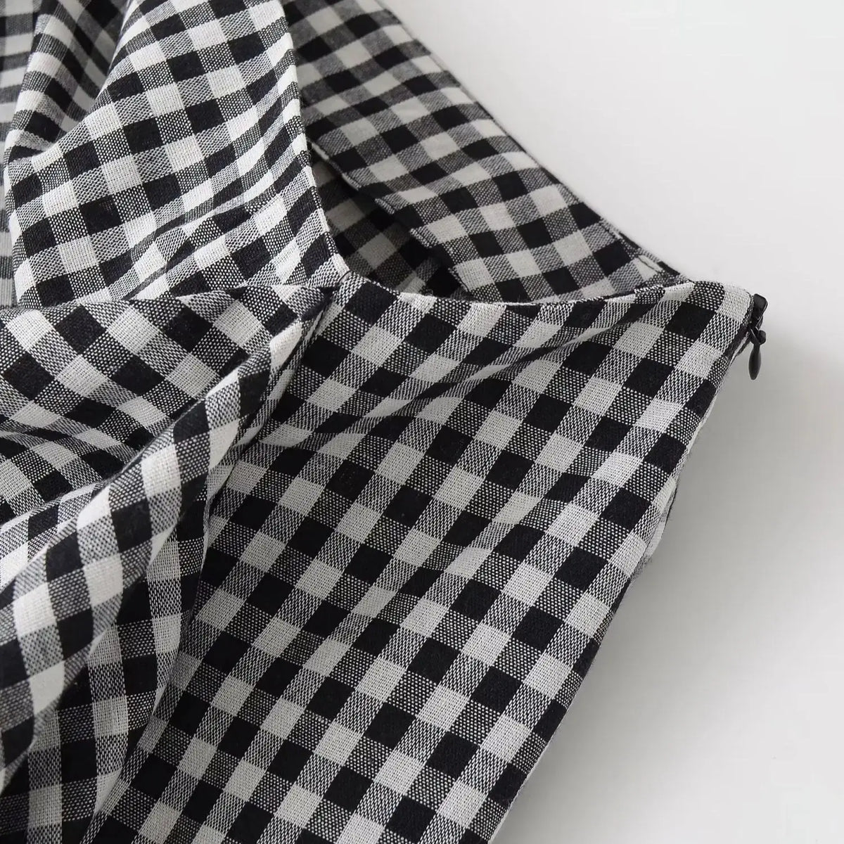 2026 Spring Summer Fashion Women's Plaid Straight High Waist Long Midi Skirts Lady Vintage Chic Pleated Trendy Side Slit Dress