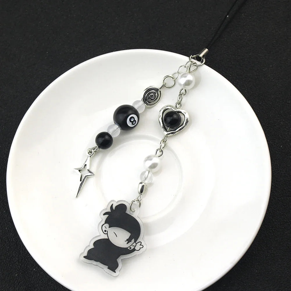 Anime Keychain Geto Suguru Satoru Gojo JJK Phone Charm Accessories Pendant Keyring Bag Jewelry Gift
