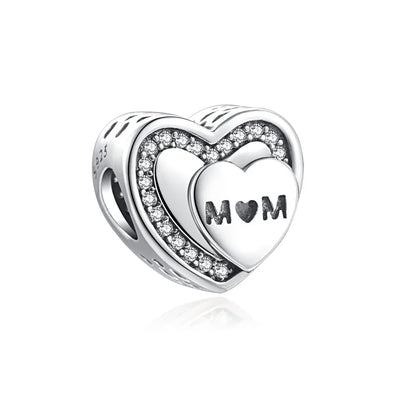 New Heart-Shaped, Charm Bead, Pig, Headphone ,Pendant Suitable For Bracelet Original DIY Exquisite jewelryaccessories 925 silver
