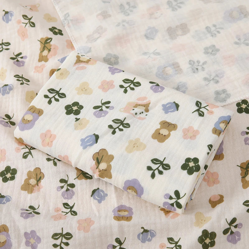 1 Piece of Newborn Double-Layer Pure Cotton Baby Swaddle Blanket, Soft and Comfortable, Thin and Breathable, Not Stuffy, Baby Swaddle Blanket, Multifunctional Baby Quilt, Baby Swaddle Wrap