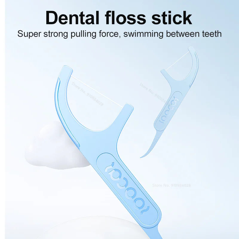 SOOCAS Professional Dental Flosser Ergonomic Design Safe Food Grade Teeth Stick Tooth Picks 50Pcs/Box Tooth Pick