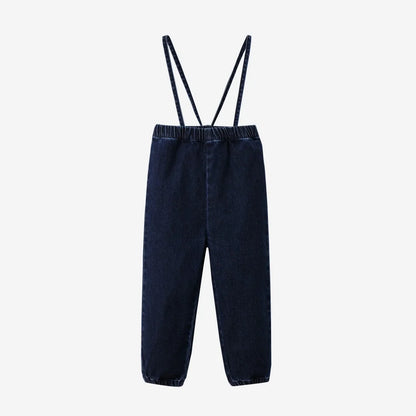 (Ship out in 1day)AS AW26 Denim Varsity Collection Navy Blue Denim+ Embroidery Sweatshirt weekday fabric brother sister clothing