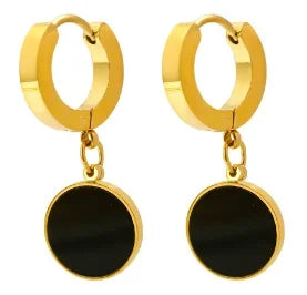 Stainless Steel Exaggerated Large Waterproof Hoop Earrings