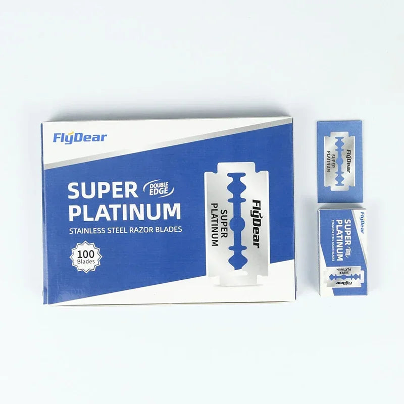 Bulk Pack Double Edge Razor Blades 10/20/30 PCS Stainless Steel Shaving Scrapers Portable Bald Head Shavers for Men Rust-Free Ho