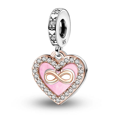 Fit 925 Original Bracelets Love Heart Flower Four Leaf Clover Turtle 925 Silver Charms Beads DIY Birthday Jewelry Gift