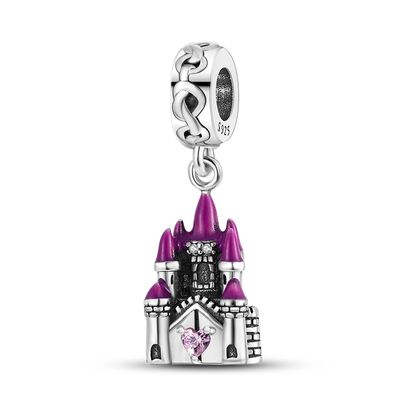 925 Sterling Silver Famous Buildings Charms Bead Milan Cathedral Colosseum Eiffel Tower Dangle Fit Original Bracelet DIY Jewelry