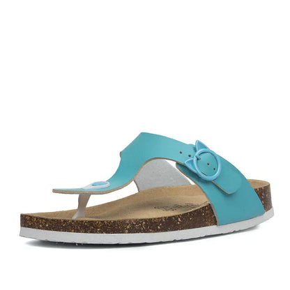 Fashion Women Slippers Flip Flops Summer Beach Cork Shoes Slides Girls Flats Sandals Casual Slippers Shoes Plus Size 35-45