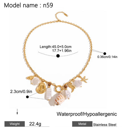 2026 Vintage Necklace On Neck Chain Women's Jewelry Accessories For Girls Clothing Aesthetic Gifts Fashion Pendant