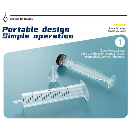 1 PCS Needle Tube Baby Nasal Washer Nasal Cleaning Equipment Simple Operation Child Cleaning Care Products