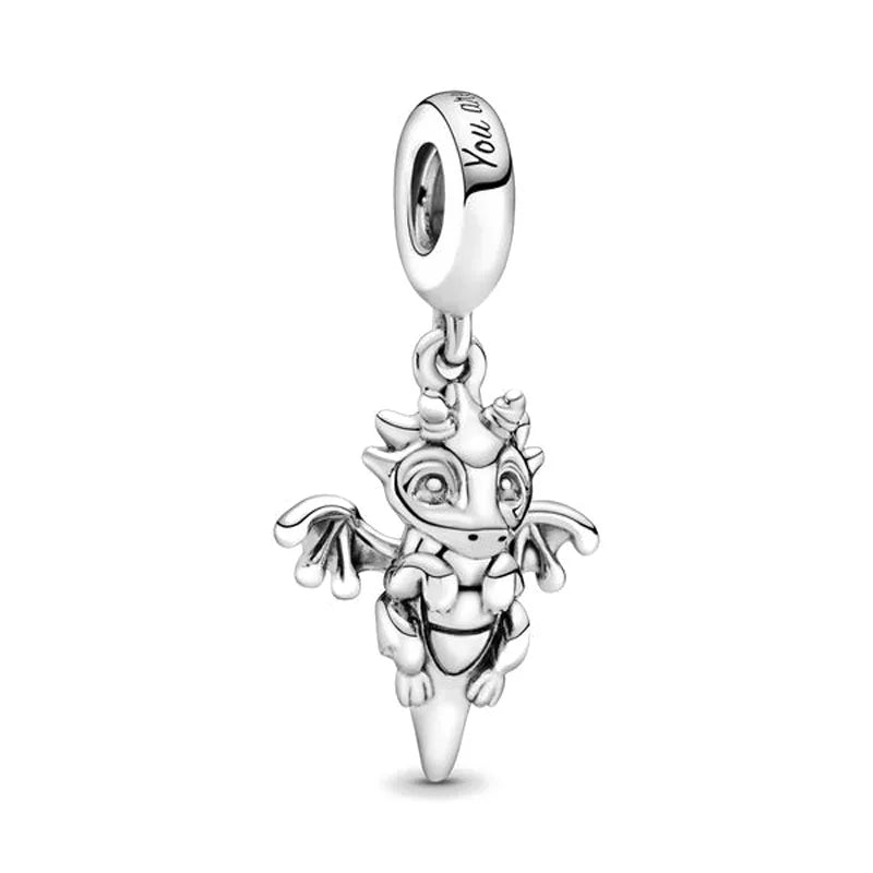 New Heart-Shaped, Charm Bead, Pig, Headphone ,Pendant Suitable For Bracelet Original DIY Exquisite jewelryaccessories 925 silver