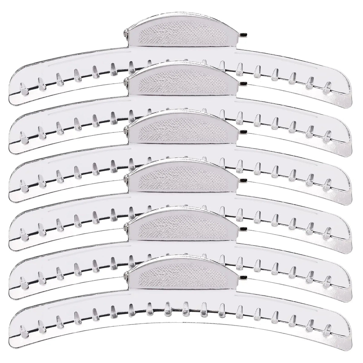 Vintage Metal Finger Wave Hair Clips 6PCS Aluminum Hairpin Hairdressing Clip Salon Hair Fixed Hairclips Barber Stlying Tool