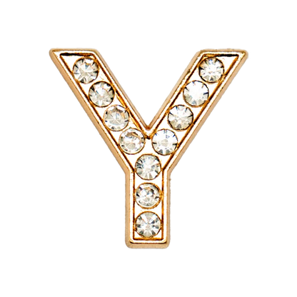 1pcs Metal Gold Luxury Letters Shoe Charms for Clog Alphabet Shoes Decorations Pins for Women Girl Sandal DIY Party Favor Gifts