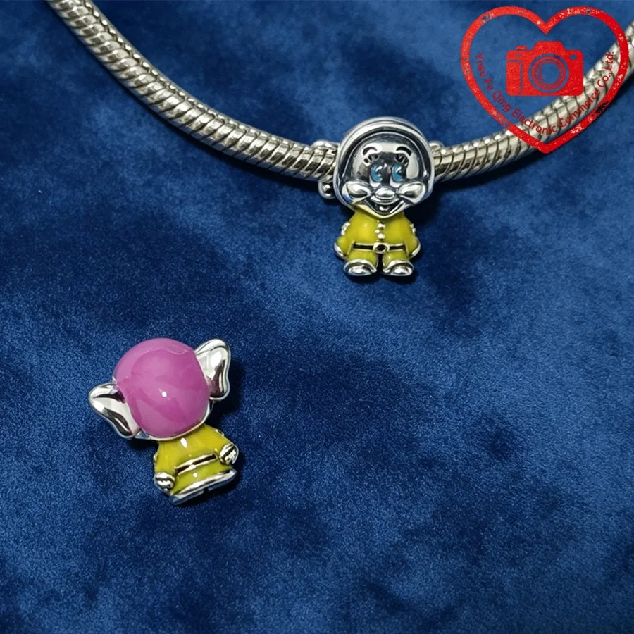 New Original Charms DIY Women Jewelry Gifts Fox Rabbit Chicken Pig Pet Dog Elephant Beads Fit 925 Silver Bracelets Accessories