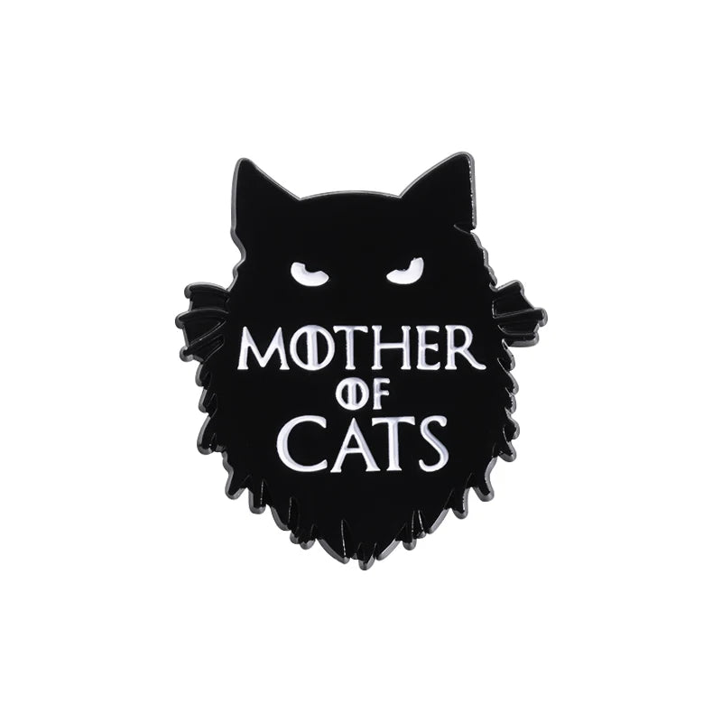 31 Types Cartoon Punk Black Peeping Cat Brooch Enamel Pins Cute Cat Reading Book Brooches Bag Lapel Badge Jewelry Gifts Friends