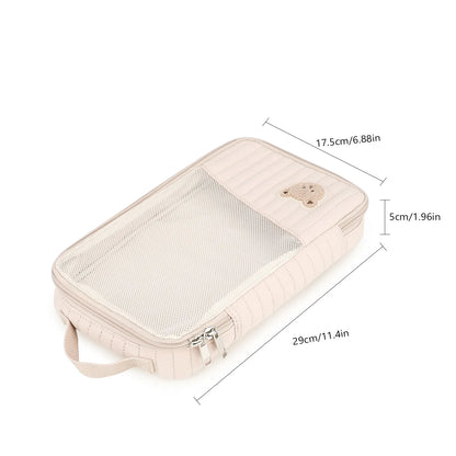 Travel Diaper Bag Bag, Waterproof Portable Diaper Bag for Baby Clothes, Mother Toiletries Bag, Suitable for Travel Mommy Bag
