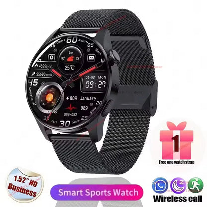 2026 New Smart Watch Men Women AMOLED HD Screen GPS Motion Trajectory Heart Rate Bluetooth Calls SmartWatch Waterproof Pk HT30