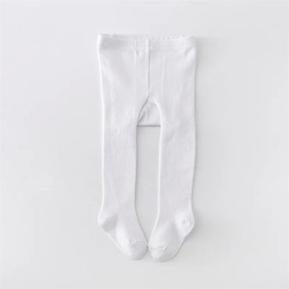 1/2Pcs Baby Girls Tights Spring Daily Knitted Stockings Cotton Soft Newborn Leggings Casual White Black Pantyhose For 0-2 Years