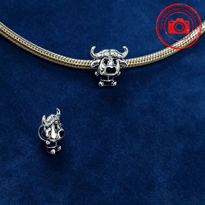 New Original Charms DIY Women Jewelry Gifts Fox Rabbit Chicken Pig Pet Dog Elephant Beads Fit 925 Silver Bracelets Accessories