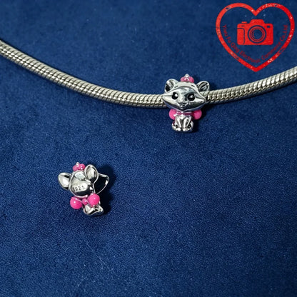 New Original Charms DIY Women Jewelry Gifts Fox Rabbit Chicken Pig Pet Dog Elephant Beads Fit 925 Silver Bracelets Accessories