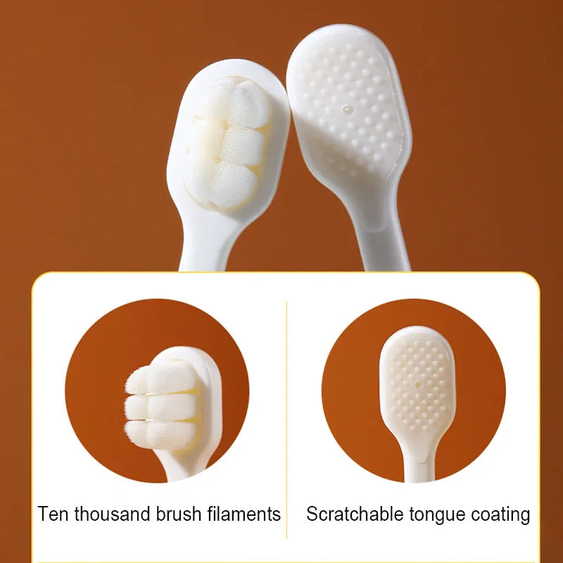 Children's Toothbrush Single Pack Cute Cartoon Dinosaur Non-slip Fine Bristle Brush Soft Baby Kids Teeth And Oral Cleaning