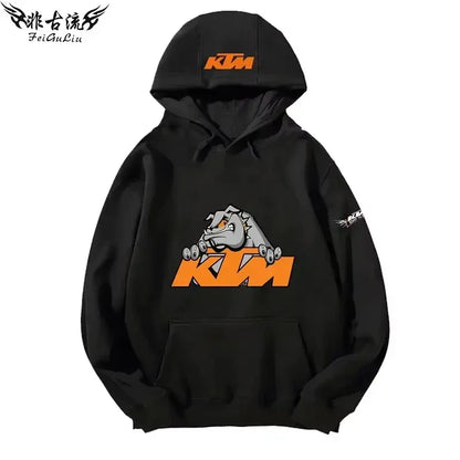 KTM Tout-terrain Pour Motos Lourdes Veste Pour Passionnés De Moto Sweat À Capuche Pour Hommes