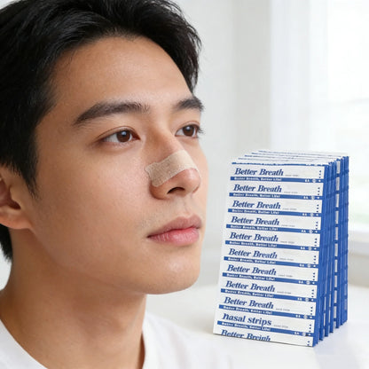 300/200/100PCS Breath Nasal Strips Sleep Aid Device Easier Breathing Nose Patch Snoring Aid for Better Sleep
