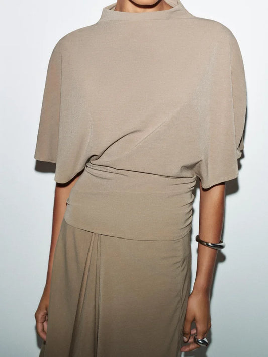 Women's Draped Top, Skirt & Set Options