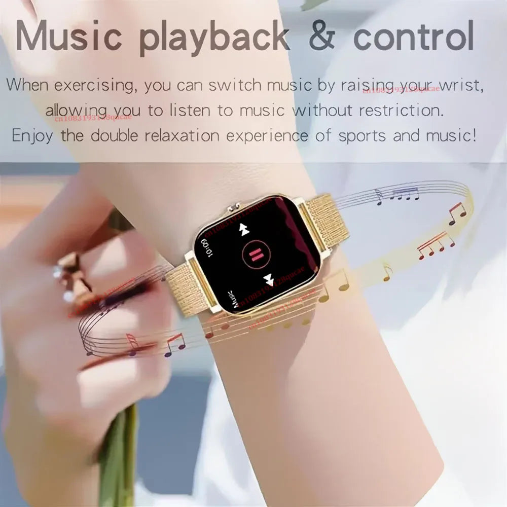 Latest Upgraded Fashion Design Smart Watch 1.83-inch Full-Screen Sports Smartwatch for Men and Women, Wireless Calling New Ht30