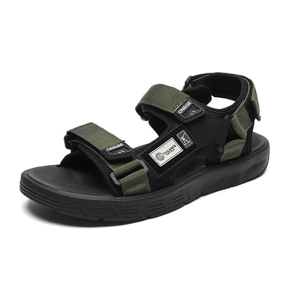 A Pair of Men's New Summer Casual Shoes, Fashionable and Trendy Sports Wear-Resistant Sandals, Cool Beach Shoes