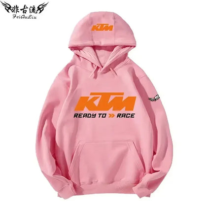 KTM Tout-terrain Pour Motos Lourdes Veste Pour Passionnés De Moto Sweat À Capuche Pour Hommes