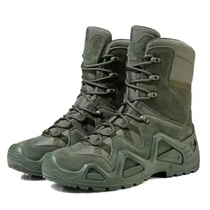 NEW Brand Mens Combat Tactical Boots Fan WaterProof Outdoor Hiking Ankle Climbing Botas Tacticas Hombre Militar