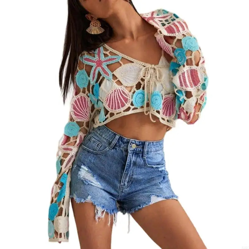 Original Hand Produced Warm Weather Top Ventilated Long Sleeve Relaxed Set