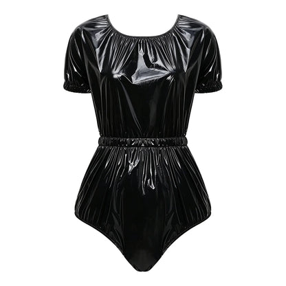 Womens Mens Leak-proof Diaper Cover Jumpsuit Elastic Waist Tear-away Bodysuit Waterproof Nursing Special Needs Reusable Diaper