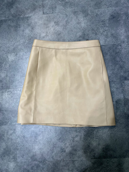 Sheepskin Leather Skirt Women 2026 Fashion New High Waist Skirt Spring Autumn Slim Mini Skirt Genuine Leather Shorts Boots Y2k