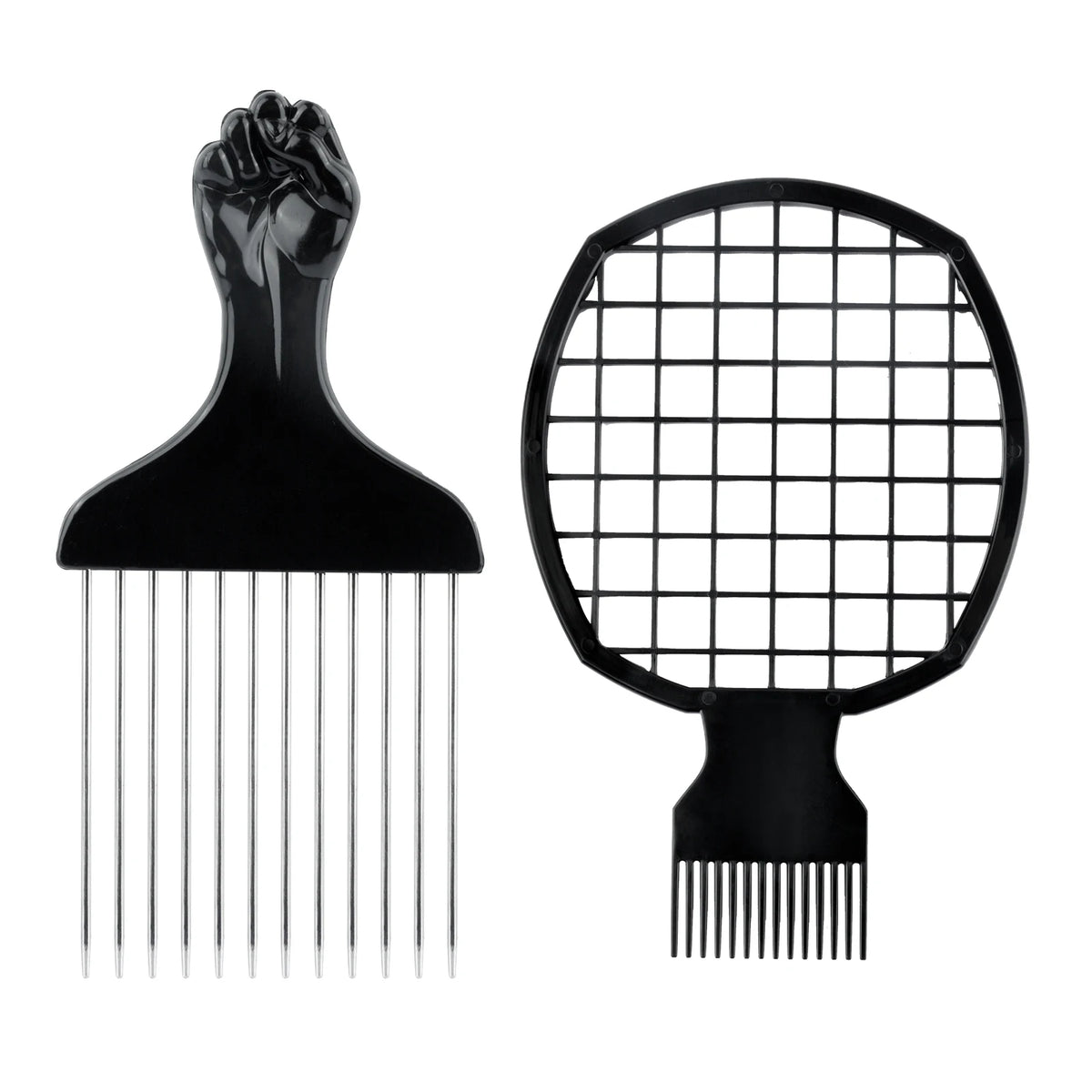 Afro Curly Hair Comb Barbershop Curling Net Comb Insert Comb Black Men Hair Curling Sponge Salon Hairdressing Styling Tools Set