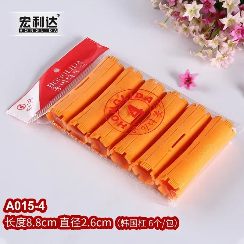 Hair Perm Rods Cold Wave Rods Hair Curling Rollers Curlers Steel Pintail Comb Hair Curler No Heat for Women Long Short Hair