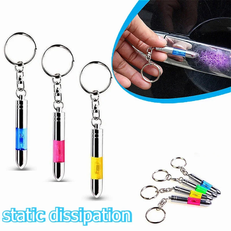 Static Rod Electrostatic Discharger Portable Anti-Static Keychain Winter Dry Climate Static Antistatic Car Supplies
