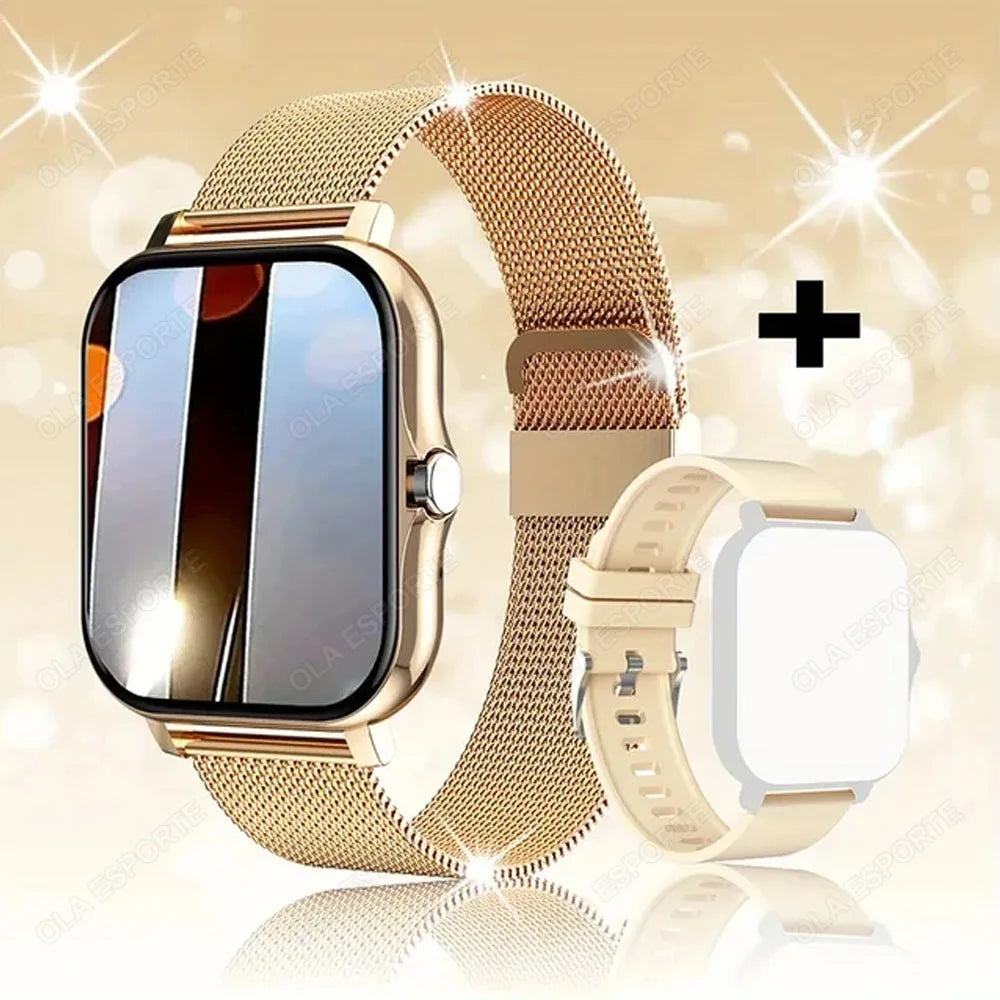 Latest Upgraded Fashion Design Smart Watch 1.83-inch Full-Screen Sports Smartwatch for Men and Women, Wireless Calling New Ht30